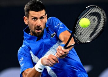Djokovic em Brisbane.