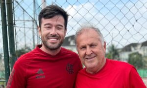 Fernando Sassaki e Zico - Fonte: @dr.fernandosassaki