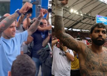 Dudu e Gabigol, reforços do Cruzeiro.