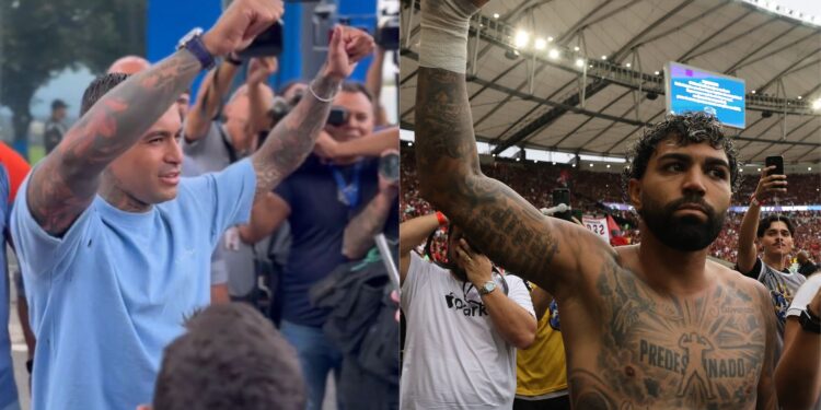 Dudu e Gabigol, reforços do Cruzeiro.