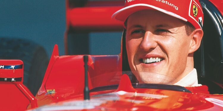 Michael Schumacher na Ferrari - Fonte: @dvag.de