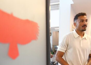 Danilo no Ninho do Urubu - Fonte: @flamengo