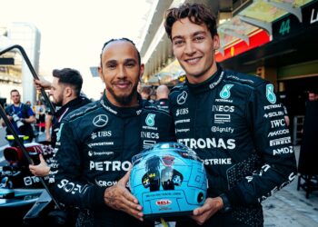 Russel e Hamilton - Fonte: @georgerussell63