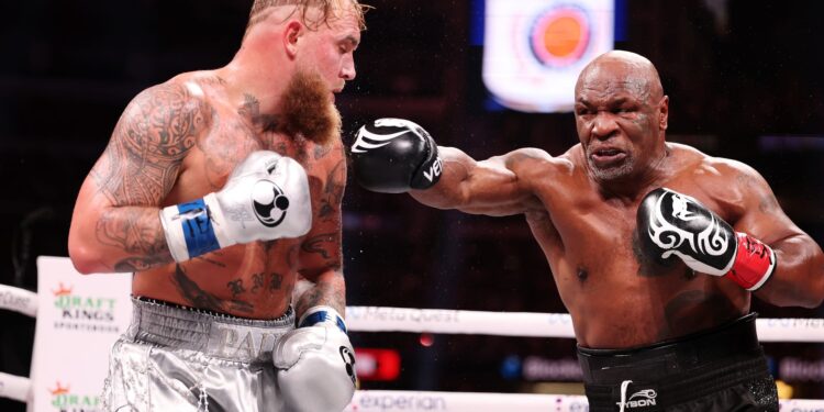 Jake Paul e Mike Tyson.