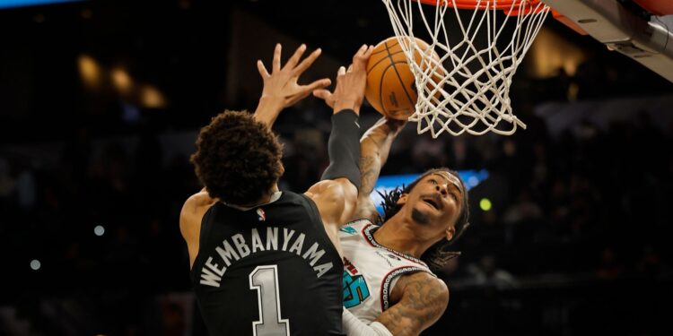 Ja Morant e Wemba na NBA.