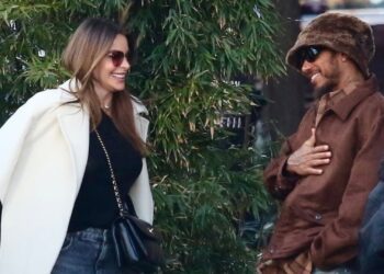 Sofía Vergara e Lewis Hamilton.