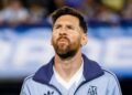 Lionel Messi concentrado, antes de partida da seleção argentina