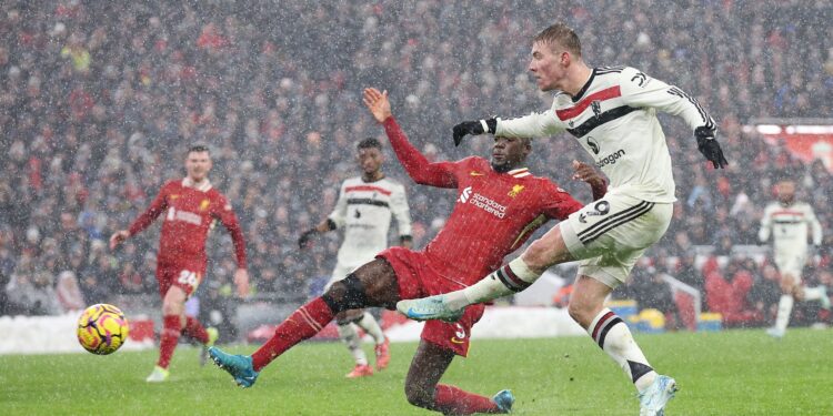 Liverpool x Manchester United na Premier League.