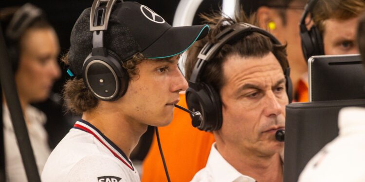 Kimi Antonelli e Toto Wolff.