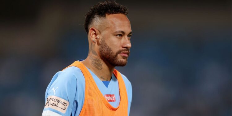Neymar em ação pelo Al Hilal