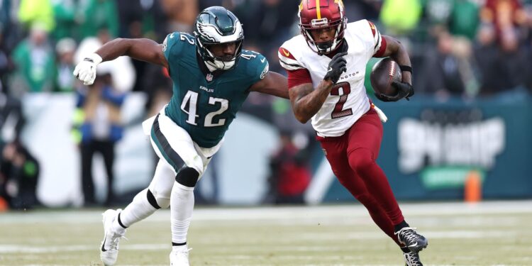 Eagles x Commanders na NFL.