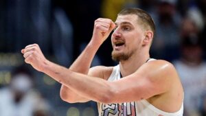 Nikola Jokic, pivô dos Nuggets.