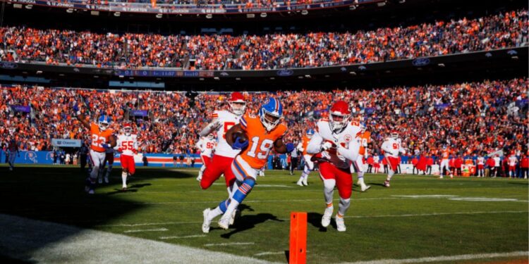Jogo da NFL antes dos playoffs
