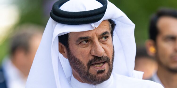 Mohammed Ben Sulayem, presidente da FIA, órgão regulador da F1