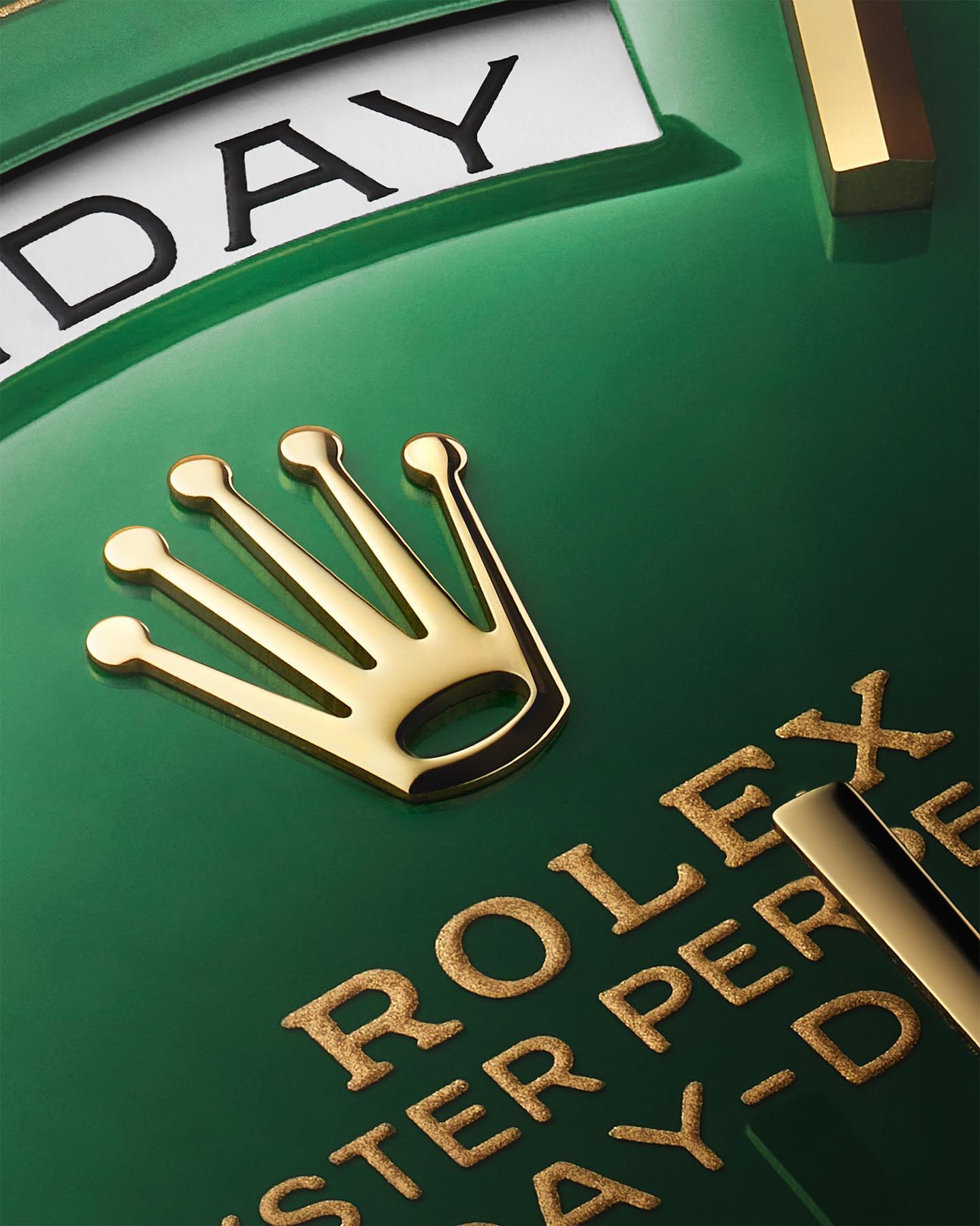 Relógio da Rolex no detalhe - Fonte: @rolex