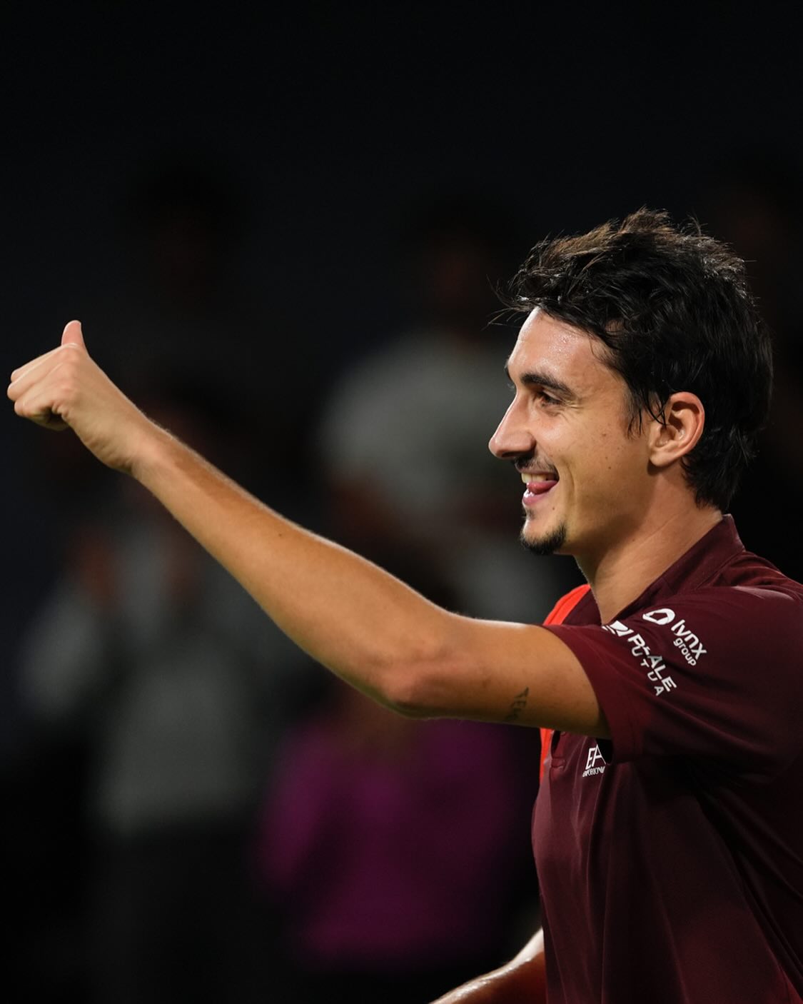 Lorenzo Sonego - Fonte: @rolexparismasters