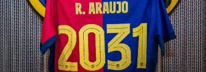 Camisa de Ronald Araújo - Fonte: @ronaldaraujo_4