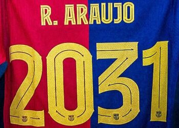 Camisa de Ronald Araújo - Fonte: @ronaldaraujo_4