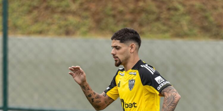 Rubens treinando pelo Atlético-MG - Fonte: @rubensdias01