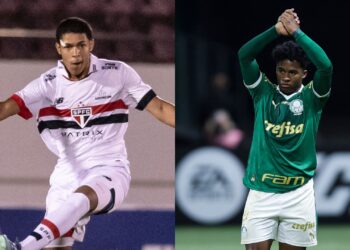 Ryan Francisco, do São Paulo, fala sobre Endrick, ex-Palmeiras.