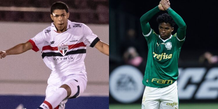Ryan Francisco, do São Paulo, fala sobre Endrick, ex-Palmeiras.