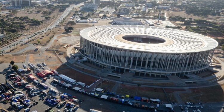 Estádio Mané Garrincha - Fonte: @sertoes