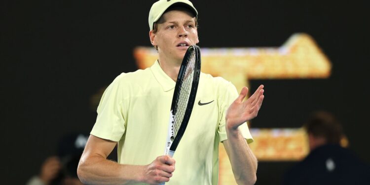 Sinner no Australian Open.