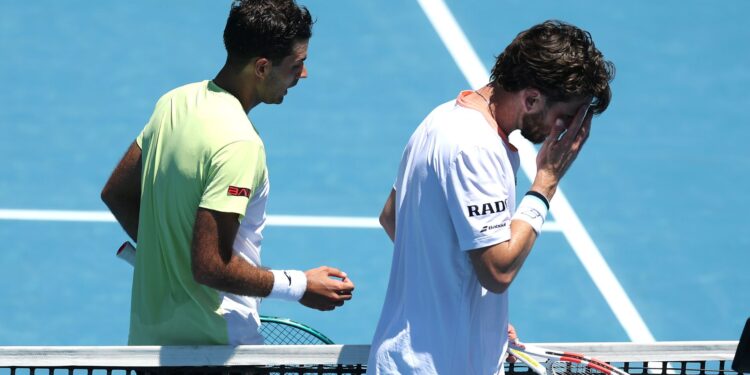 Cameron Norrie, tenista britânico, após derrota em Auckland