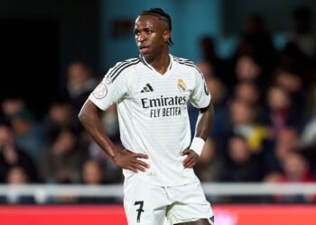 Vini Jr no Real Madrid.