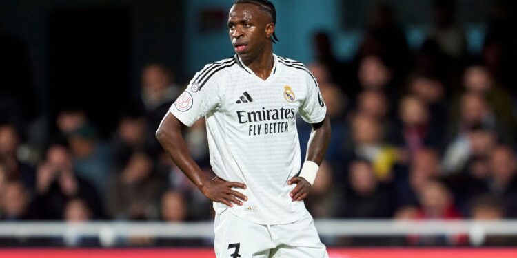 Vini Jr no Real Madrid.
