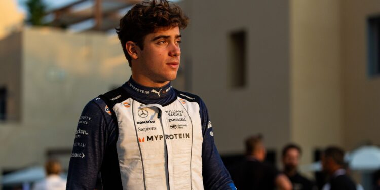 Colapinto na F1 pela Wiliams.