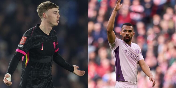 Na imagem à esquerda, Cole Palmer, do Chelsea. Na imagem à direita, Yangel Herrera, do Girona