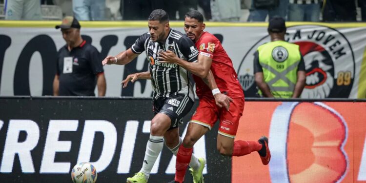 Lance de jogo entre Atlético-MG x Tombense