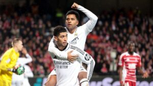 Bellingham faz elogios a Rodrygo.