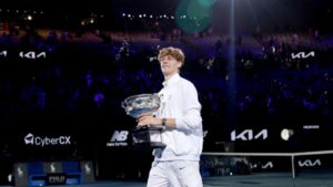 Jannik Sinner após título do Austrália Open.