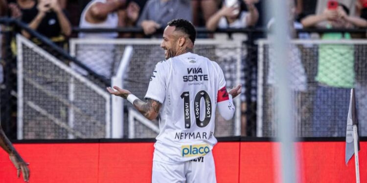 Neymar brilha em Limeira pelo Paulistão.