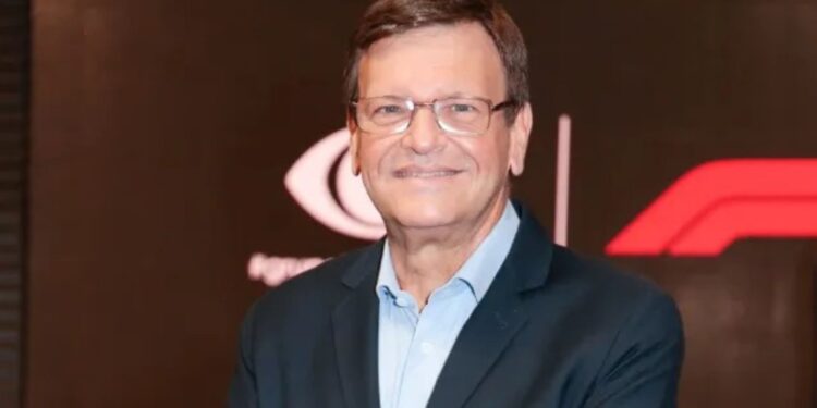 Sérgio Mauricio narrador da F1 na Band.