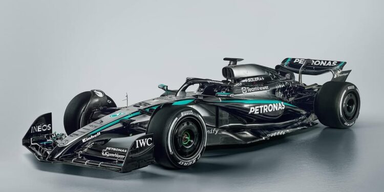 Revolução na F1? Mercedes antecipa lançamento do carro ‘real’ de 2025