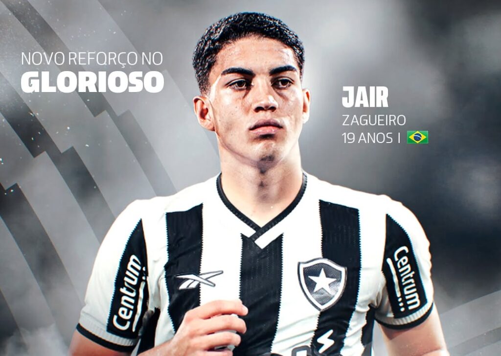 De Peixe para Estrela! Ex-Santos Jair Cunha é o novo zagueiro do Botafogo