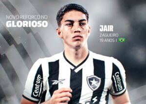 De Peixe para Estrela! Ex-Santos Jair Cunha é o novo zagueiro do Botafogo