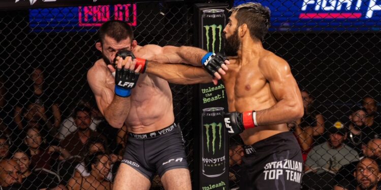 José Delano vem de vitória sobre o russo Abu Muslim Alikhanov no LFA 201 – Foto: divulgação LFA