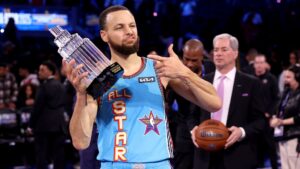 Stephen Curry na NBA All-Star Game.