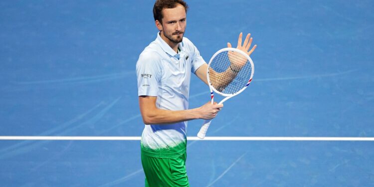Medvedev no ATP de Dubai.