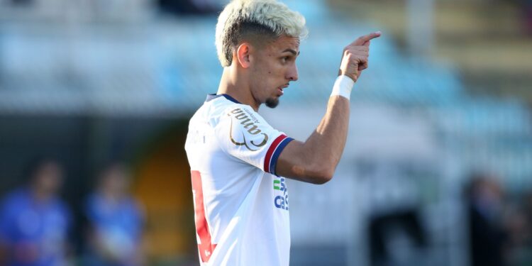 Biel em ação pelo Bahia, em jogo válido pela Copa do Brasil de 2023