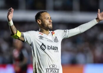 Neymar no Santos.