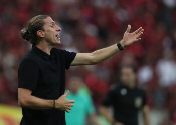 Filipe Luís no Flamengo.