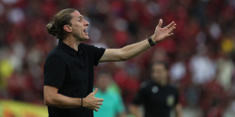 Filipe Luís no Flamengo.