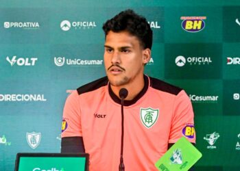 Matheus Mendes, goleiro do América-MG