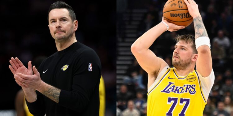 JJ Redick e Luka Doncic na NBA.