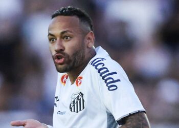 Neymar no Santos.